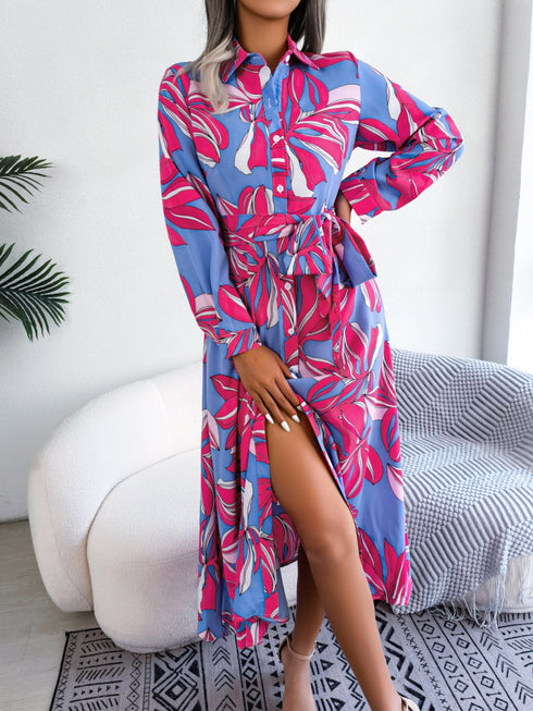 tied-button-up-long-sleeve-dress OhSoStyled - Sophia's Style-9